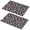 Pioneer Flower Floral Print Pattern-1, variant on Pioneer Flower Floral Print Pattern PVC Woven Placemats Set Of 2, Outdoor Picnic Placemats Wipe Clean Gift Ideas for Outdoor Gathering,12" X 18"