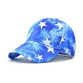 thumbnail image 5 of Star Print Baseball Cap for Men and Women Outdoor Breathable American Style Hat, 5 of 6