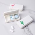 thumbnail image 2 of 5Pcs 3 Grids Mini Square Pill Box Portable Vitamin Pill Case Medication Holder Container for Traveling (Mixed Color), 2 of 6