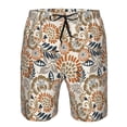thumbnail image 3 of Goofa Floral Paisley Printed Mens Swim Trunks Summer Quick Dry Short Beach Swimwear Bathing Suits-Large, 3 of 9