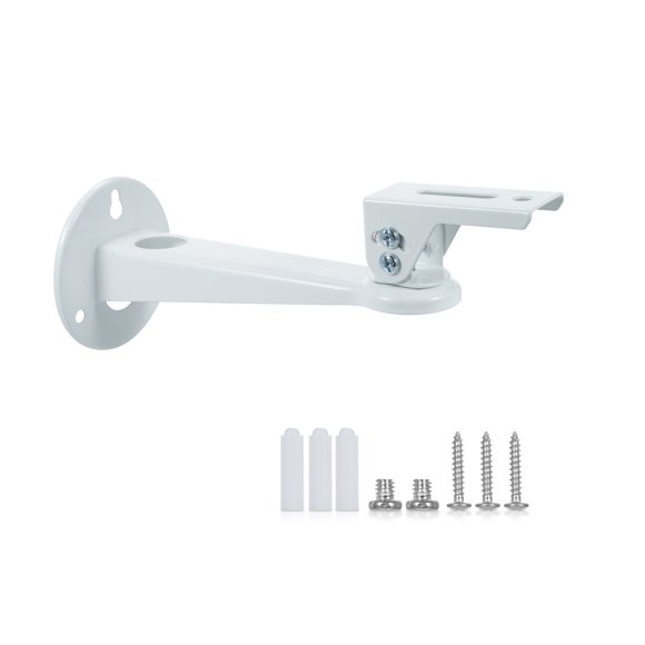 Projector Wall Mount Angle Adjustable Projector Wall Mount Bracket for Mini Projector Wall Projector Hanger with Max Load 3.3 lbs Max Length 7.9-inch 1/4" Mounting Screw for Projector Cameras