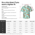 thumbnail image 6 of Lsque Cute Sloth on Floral Tree pattern Hawaiian Shirt for Men, Unisex Summer Beach Casual Short Sleeve Button Down Shirts-3X-Large, 6 of 9