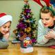 thumbnail image 5 of Choza Navideña De Resina Con Adornos Iluminados Decoraciones De Mesa Adornos Para El Árbol De Navidad Árbol De Navidad Pequeño, 5 of 8