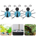 thumbnail image 4 of 3pc Simulation Ladybug Ornaments Iron Ladybug Garden Yard Home Decorations, 4 of 7