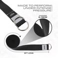 thumbnail image 6 of RDX 8ft Yoga Strap with D-Ring Buckle, Durable Polyester Cotton Adjustable Belts for Stretching, B, 6 of 8