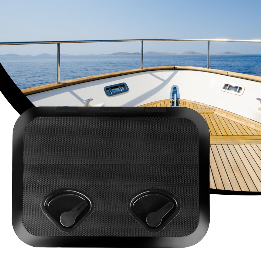 Ksruee Marine Deck Hatch Rectangle Boat Access Hatch Lids Weatherproof Sealing Protection Marine Accessories for Yacht RV Boating Kayaking