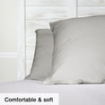 thumbnail image 4 of Hitime Waterproof Pillow Protectors with Zipper, Cooling Microfiber Queen Size Bed Pillow Case Covers, Bed Bug Pillow Cover, Zippered Plastic Pillowcase (2 Packs, Queen 20"x30"), 4 of 7