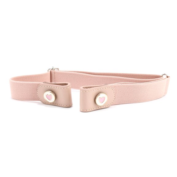 AUQ Belt,Invisible and Seamless Design Belts for Women,Student-Friendly Convenience Western Outfit for Women,Pink,O
