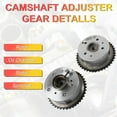 thumbnail image 7 of FIWARY 2Pcs Camshaft VVT Gears For HYUNDAI KIA Sportage Tucson Optima Santa 243502G750, 7 of 7