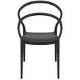 thumbnail image 5 of Luxury Commercial Living 32.25" Black Outdoor Patio Round Dining Chair, 5 of 7