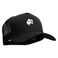 thumbnail image 5 of Rugby Player Five Panels Pro Style Trucker Mesh Cap - Black OSFM, 5 of 5