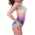 thumbnail image 6 of MSJUHEG Push Up Swimsuits for Women,Bandeau Bathing Suits,Plus Size One Piece Swimsuit,Tie Side,Halter Swimwear,Women's One-piece Swimsuits,Plus Size Swimsuit for Women Multi-color XL, 6 of 8