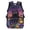 Black Cat Floral, variant on 17 Inch Cosmic Galaxy Space Backpack for Kids, Breathable Lightweight School Bag with Adjustable Shoulder Straps, Perfect for Kindergarten and Sports