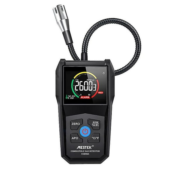Gas Detector Leak Detector Natural Coal Gas Methane Propane Butane Detector LPG LNG Portable LED Digital Sound Alarm