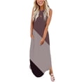 thumbnail image 1 of Robe Sexy Design d'Été pour Femmes Robe Décontractée Sans Manches Col en V Longue Robe Cottagecore en Solde, 1 of 5