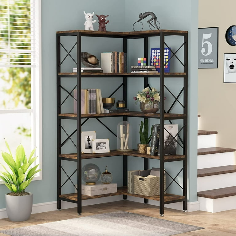 Tribesigns 5 outlet tier corner shelf