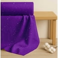 thumbnail image 4 of Soimoi Purple Cotton Cambric Fabric Dots & Star Decor Fabric Printed Yard 56 Inch Wide, 4 of 7