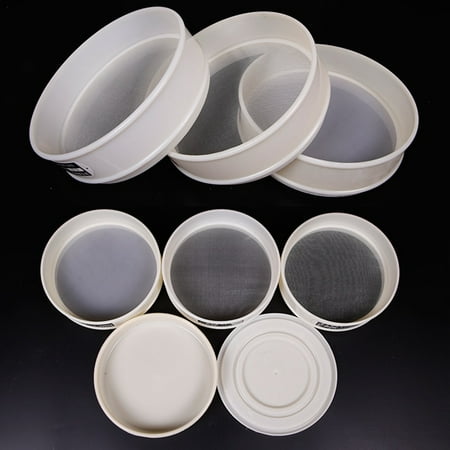 

8-500Mesh 20cm Round Flour Sieve Food Grade Nylon Mesh Kitchen Bean Filter Sieve Screen Lab Powder Filter Sieves Strainer Sifter