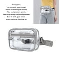 thumbnail image 4 of Clear Sling Bag, Waterproof Large Capacity Adjustable Strap Transparent PVC Chest Waist Pack For Sports Travel, 4 of 8