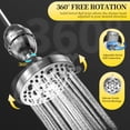 thumbnail image 3 of Filtered Shower Head, 20 Stage Shower Head Filter for Hard Water, 8 Modes Water Softener Shower Head with Filters Remove Chlorine and Harmful Substances, 3 of 7