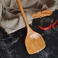 thumbnail image 3 of Wooden Cooking Spatula Wok Spatula Cooking Shovel Cookware Kitchen Utensil, 3 of 9