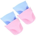 thumbnail image 4 of Gratier 4Pcs Oven Mitt Silicone Gloves Heat Resistant Anti-Scald Anti-Skid Oven Gloves Kitchen Use (Random Color), 4 of 6