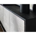 thumbnail image 7 of Bowery Hill Modern / Contemporary Fine Lines Wood Credenza in White, 7 of 7