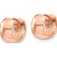 thumbnail image 2 of 10K Rose Gold Round Hinged Hoop Earrings (Width 7) (Length 11) - Jbsp, 2 of 5