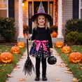 thumbnail image 3 of Women Halloween Costume Outfit With Tulle Skirt, Witch Hat And Coordinated Accessories For Costume Parties, Dance Events, Stage Performances, Photo Sessions, Parades And Dress Up Events, 3 of 7