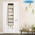 thumbnail image 1 of Up to 65% off Over The Door File Organizer - Hanging Storage Folders With 6 Extra Large Pockets - Wall Mounted Magazine Holder For Home,Office,Student, 1 of 8