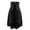 #6Black, variant on Byworldtasic Womens Skirts Women Ruffle Wrap Skirt Tie Waist Boho High Low Asymmetrical Midi Beach Skirt