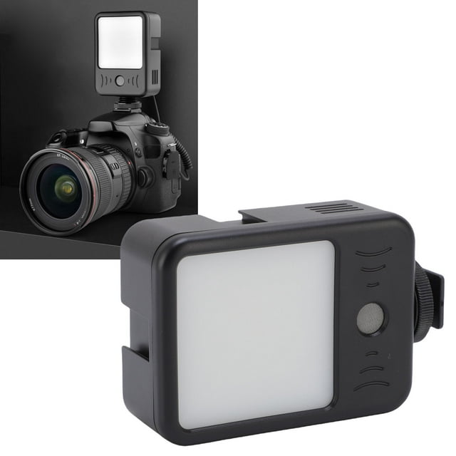 Camera Video Light, Rechargeable LED Camera Light 6500K for Live Streaming