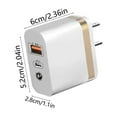 thumbnail image 3 of Universal International Travel Power Adapter USB Charger Block Cube Plug For Mobile Devices, 3 of 4