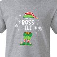 thumbnail image 3 of Inktastic Funny Christmas I'm the Boss Elf with Shoes and Hat Youth T-Shirt, 3 of 4