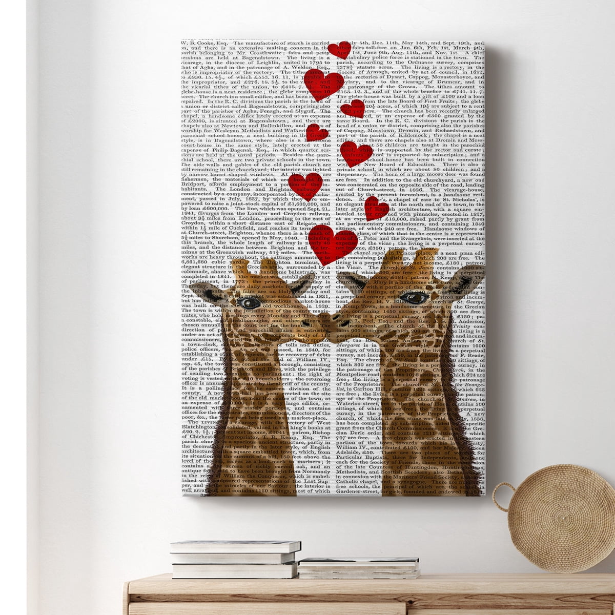 Love is in the Air Collection B Premium Gallery Wrapped Canvas - Ready to Hang