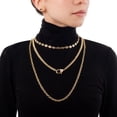 thumbnail image 5 of Collares Ametrinaa Triple Layer PMGD0008 Chapa de Oro 18k, 5 of 5