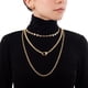 thumbnail image 5 of Collares Ametrinaa Triple Layer PMGD0008 Chapa de Oro 18k, 5 of 5