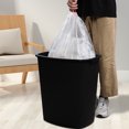 thumbnail image 5 of Zopnny 4-Pack 18 Gallon Tall Kitchen Swing Top Garbage Can, Plastic Swing Top Lid Trash Can, Black, 5 of 7