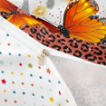 thumbnail image 4 of Homewish Orange Butterfly Leopard Print Duvet Cover Queen, Animal Queen Bedding, Polka Dots Reversible, 3 Piece 1 Duvet Cover and 2 Pillowcases, 4 of 6