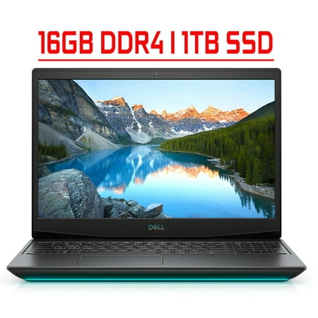 Dell G5 15 Premium Gaming Laptop 15.6" FHD 144Hz Display 10th Gen Intel 6-Core i7-10750H 16GB DDR4 1TB SSD GeForce RTX 2070 Max-Q 8GB Backlit Thunderbolt HDMI MiniDP Wifi6 Nahimic Win10