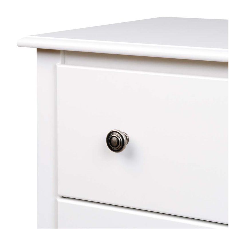 Prepac Sonoma 3 Drawer Tall Nightstand Black Walmart Com Walmart Com
