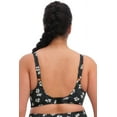thumbnail image 2 of Women's Elomi Best ES7274 Plain Sailing Underwire Plunge Bikini Swim Top (Black Daisy 38E), 2 of 2
