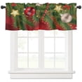 thumbnail image 3 of Christmas Tree Snowflakes Bow Red Dots Curtains in the Kids Bedroom Living Room Hall Window Treatments Kitchen Decoration Drapes, 3 of 6