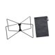 thumbnail image 5 of Nevera portátil plegable de acero para camping, versátil, con bolsa de transporte. Negro, 5 of 9