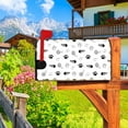 thumbnail image 2 of Stripes Cat Mailbox Covers Black and White Fish Footprint Ball of Yarn Magnetic Mailbox Cover for Home Garden Standard Size 18x21 Inch Creative Design Mail Box Post Letter Box Wraps, 2 of 6