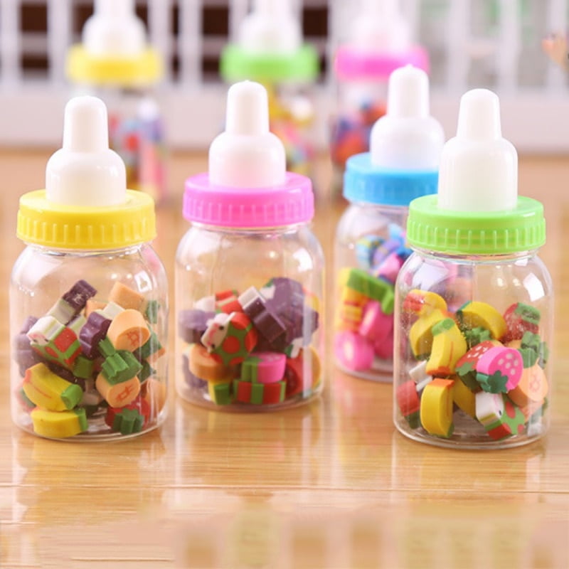 Mini Bottle Rubber Pencil Erasers toy For Children with bottle #ORP 