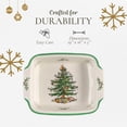 thumbnail image 6 of Spode Christmas Tree Large Rectangular Handled Dish, Deep Baking Pan (15" x 11") - Dishwasher Safe, Festive Tableware for Holiday Entertaining, Christmas Serveware & Seasonal Platters, 6 of 7