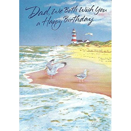 Dad, We Both Wish You a Happy birthday (BT), Cover: Dad, We Both Wish You a Happy birthday By Image Arts Ship from (Best Happy Birthday Wishes To My Husband)