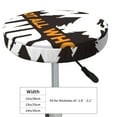 thumbnail image 4 of Kll Not All Who Wander Are Lost4 Round Bar Chair Cushion Cover 13 Inch,Bar Stool Protector With Elastic, Soft Washable, 4 of 7