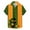 Green F, variant on Vintage St Patricks Day Bowling Shirt Men Button Down Hawaiian Shirts Short Sleeve Casual Saint Patricks Day Shirt